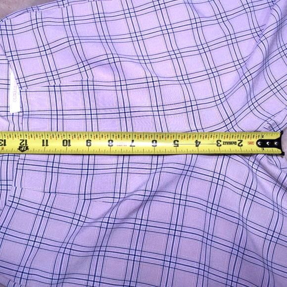 Womens Dress Pants Small Plaid Beige Blue Cropped Capris Preppy Casual Slacks - Picture 4 of 14